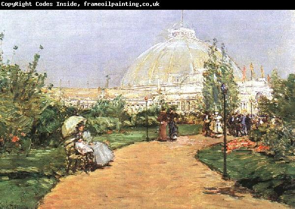 Childe Hassam The Chicago Exhibition, Crystal Palace